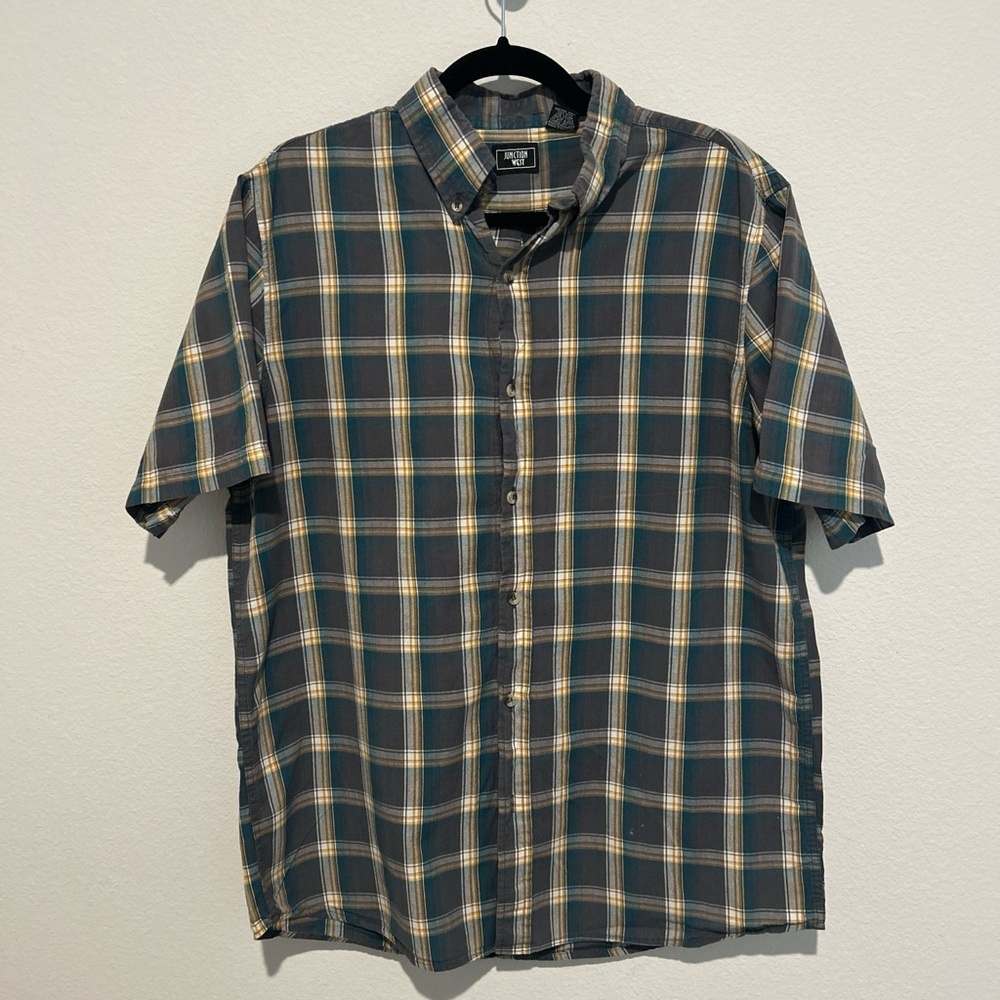 Men's Plaid Short Sleeve Shirt